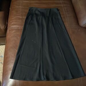 Black Satin Skirt